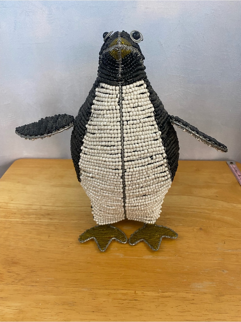 Beadworx Grass Roots
Creations Penguin Figurine Handmade
Beaded